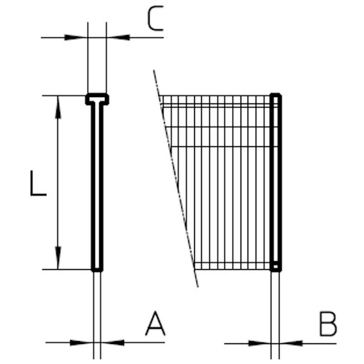 Cui cu cap plat 1,57 x 50 mm zincat